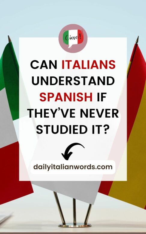 can italians understand spanish