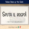 Italian Idiom: Sputa il rospo! (Spit it out!) - Daily Italian Words