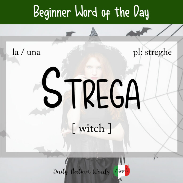 italian word strega