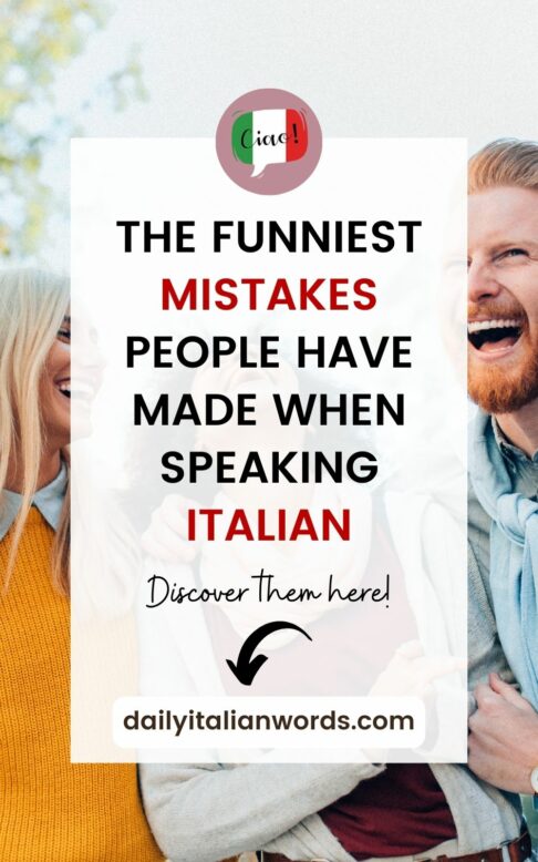 funny mistakes when speaking italian