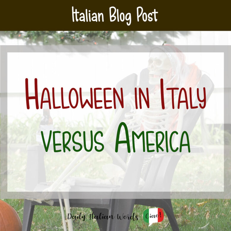 halloween in italy vs america
