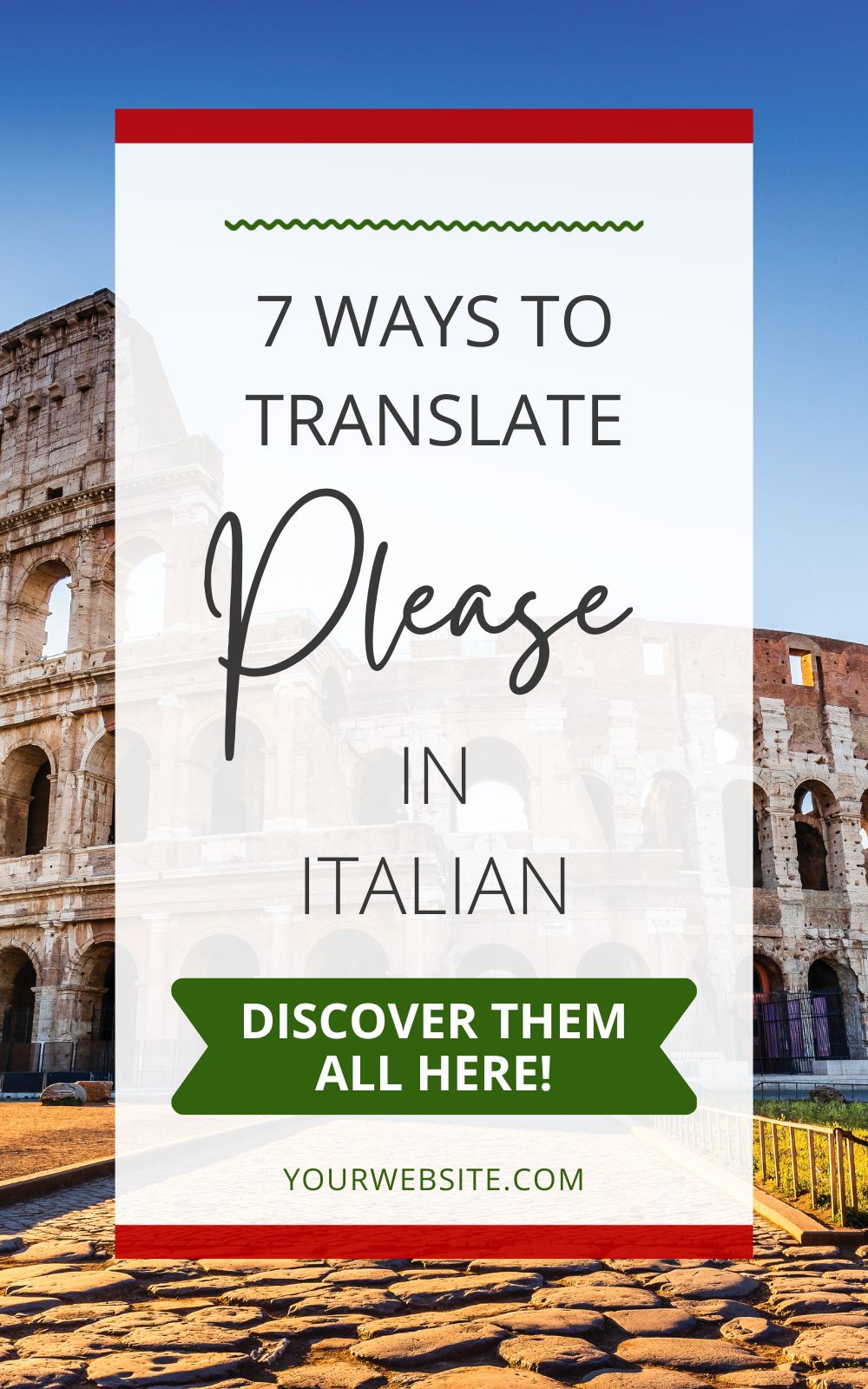 7 Different Ways to Say "Please" in Italian - Daily Italian Words