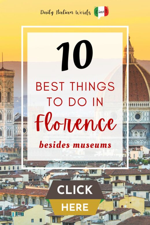 best things to do in florence italy besides museums