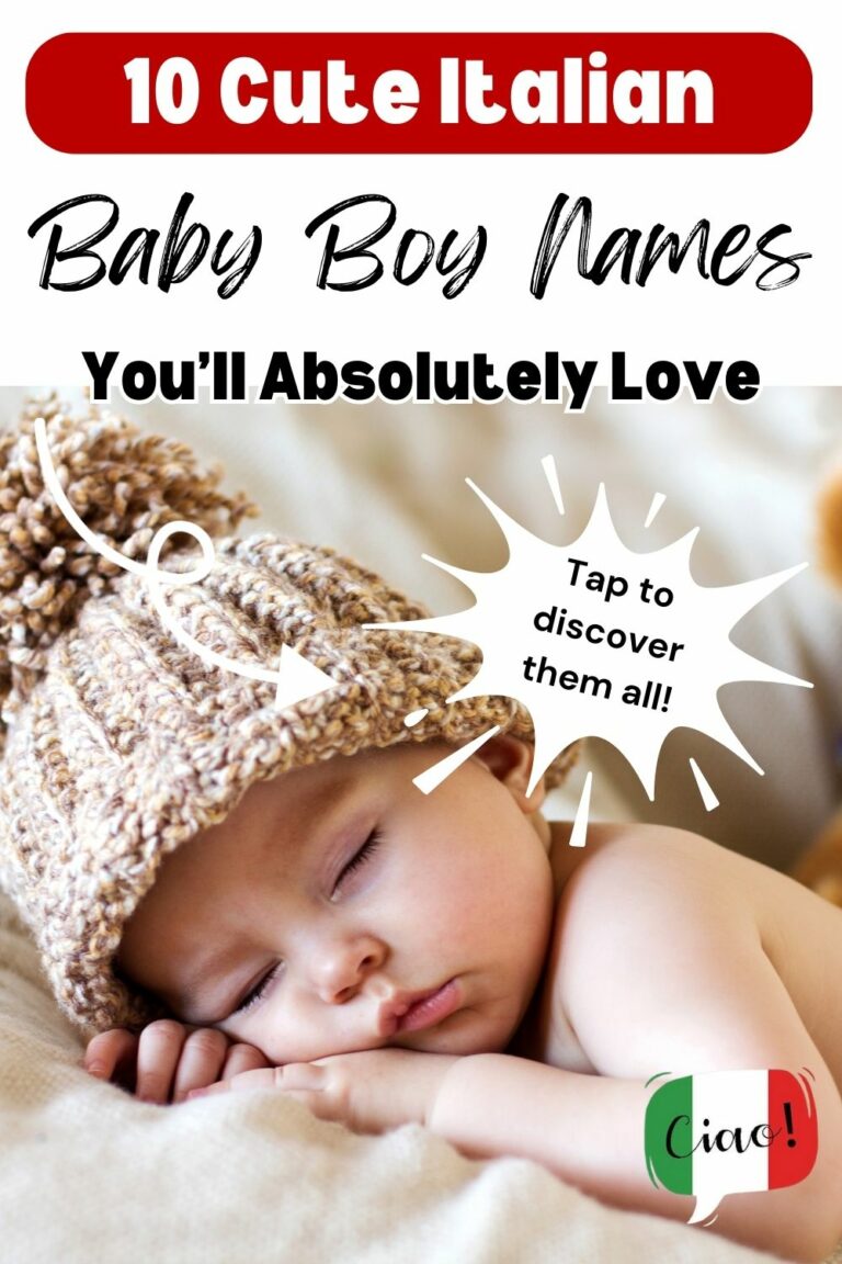 10 Cute Italian Baby Boy Names You'll Love and Their Meanings - Daily ...