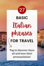 Learn These 27 Basic Italian Travel Phrases For Tourists Before ...