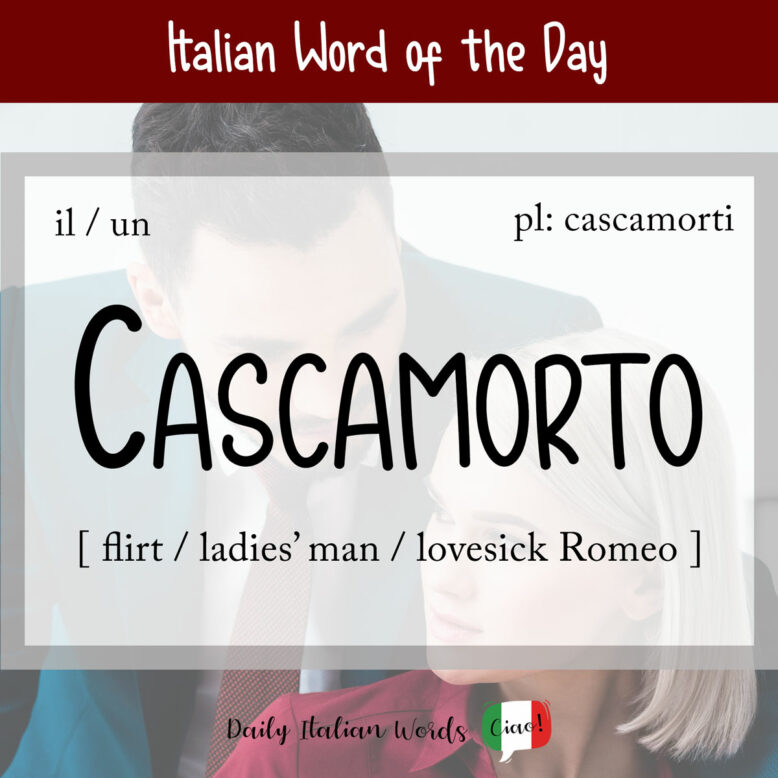 italian word cascamorto