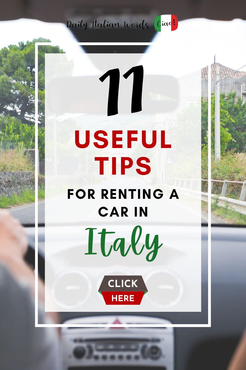 11 Useful Tips for Renting a Car in Italy - Daily Italian Words