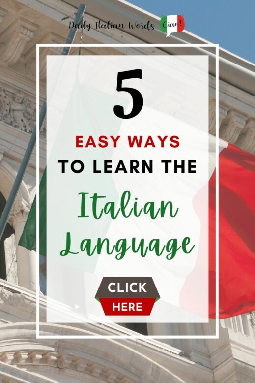 easy ways to learn the italian language