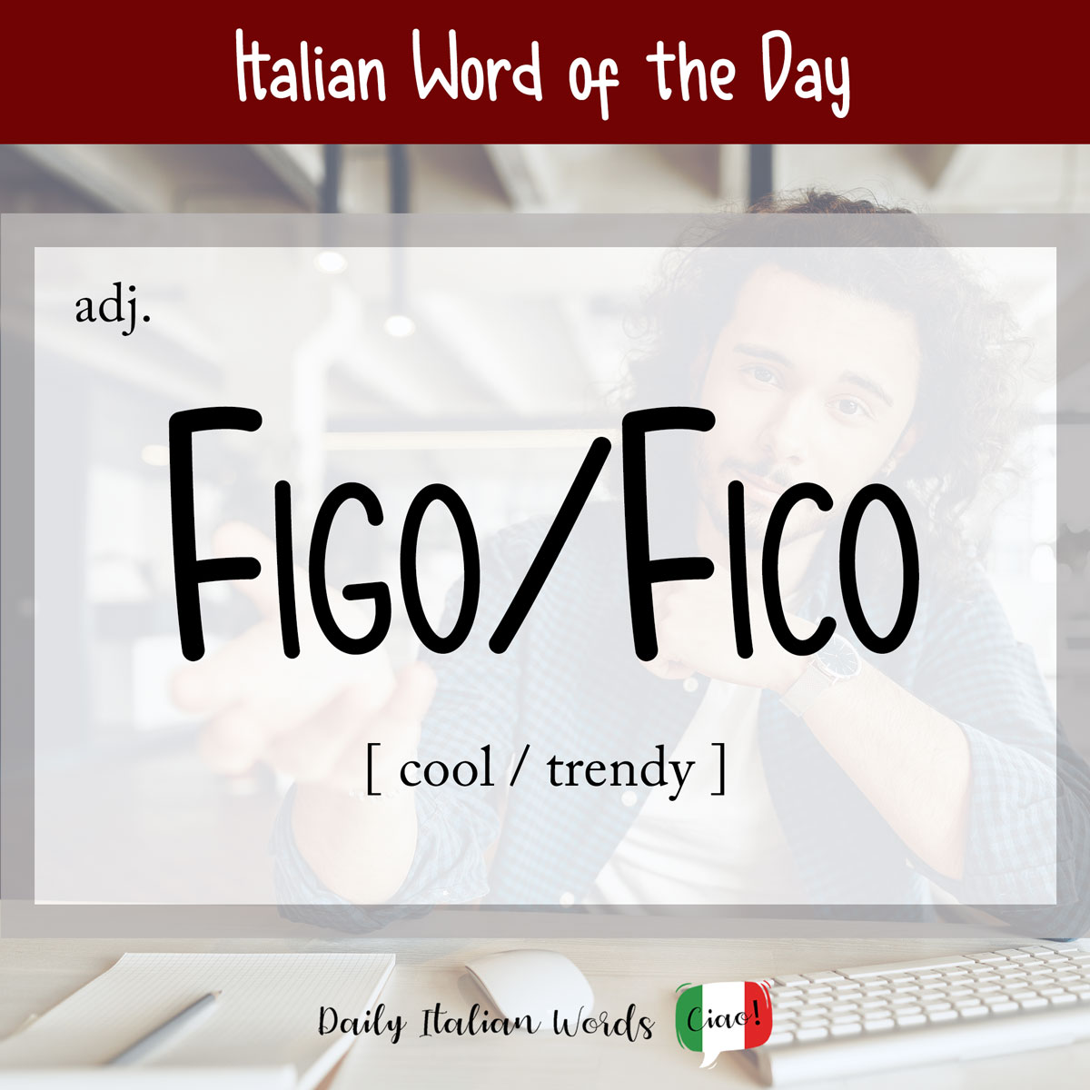 Italian word 'figo'