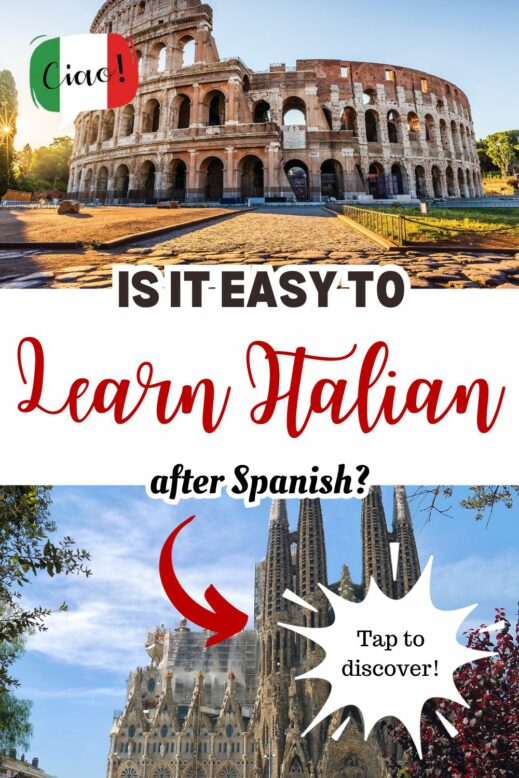 Is it easy to learn Italian after Spanish? 