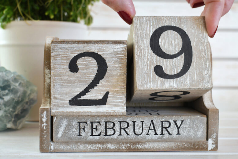 February 29 calendar