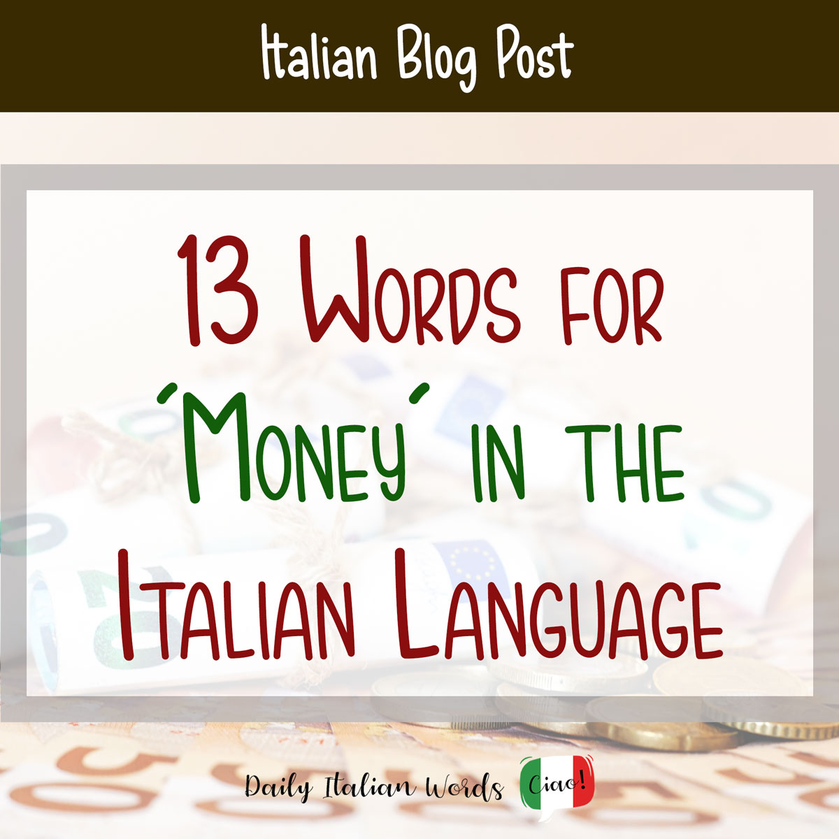 How To Say Money In Italian