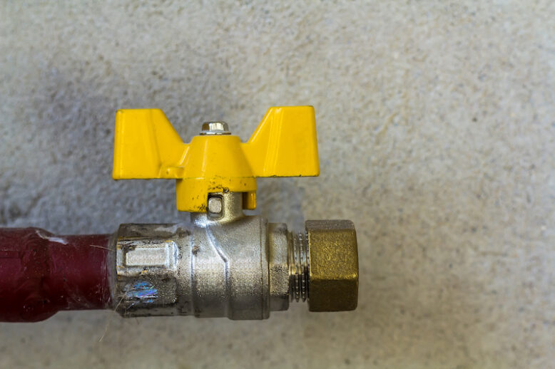 a gas valve