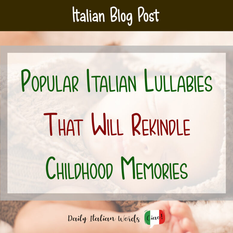 popular italian lullabies