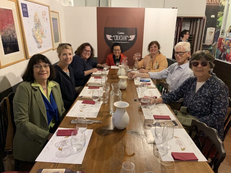 people enjoying wine at a wine tasting session