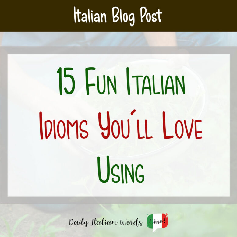 fun italian idioms