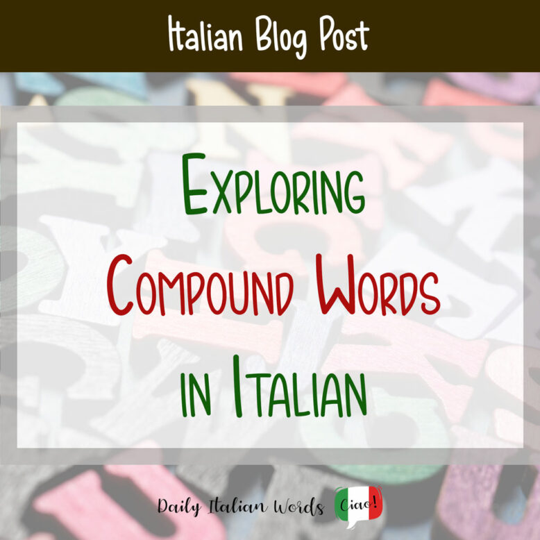 Compound Words in Italian