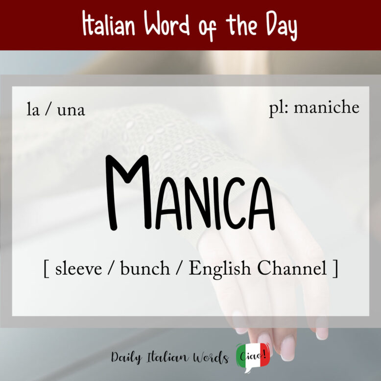 Italian word "manica"